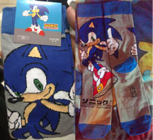 New-Look Blue Top Tall Sock Sonic