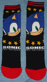 Sonic face modern quality pair Socks