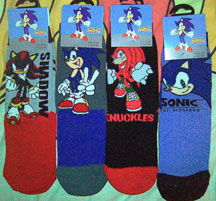 Sonic Sock 4 Collection with tags