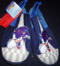 Sonic X Soft Shoe Slipper type