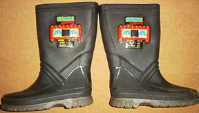 Sonic Face Screen Wellington Boots