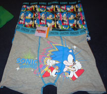 2 pair classic styled Sonic mens underwear