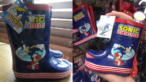 Sonic Wellington Rain Boot Kids