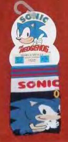 A pair of Sonic Socks in the UK