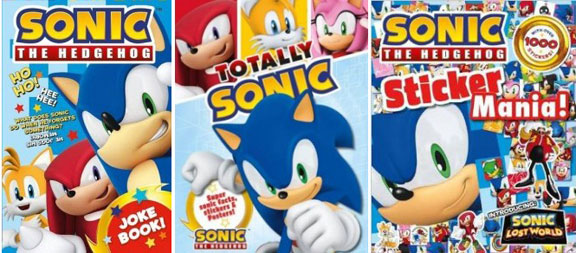 Sonic Joke Book, Totally Sonic, Sticker Mania
