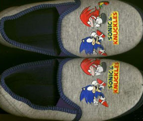 Sonic & Knuckles Slippers Logo