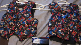 Marks Spencer Sonic 1 pattern kids vests