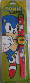 Red Band Yellow Face Sonic Watch Digital