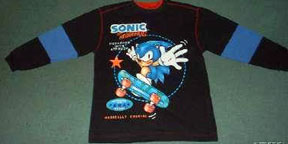 Skateboard Sonic Shirt 