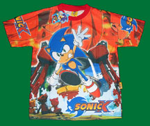 Sonic X Lycra Mech Fight Shirt