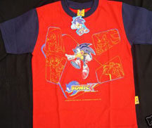 Sonic X cast shirt red variant
