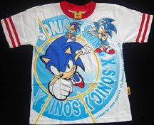 Sonic X Target Ring Stripe Sporty Shirt