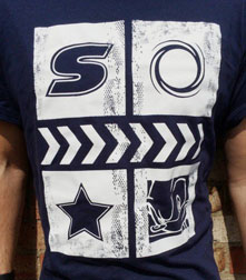 4 Squares Weathered Mens Tee