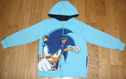 Blue Sonic Hoodie Sweat Shirt