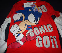 Go Sonic Go Tesco Red Shirt