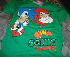 Sonic & Knuckles classic style long sleeve