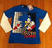 Classic Style Sonic on a grid longsleeve