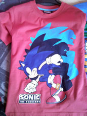Sonic double after image shirt