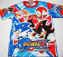 5 character loud Sonic X Shirt