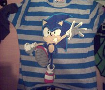 Agitated Sonic Stripe Shirt