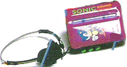 Sonic Sound Zone Purple Walkman Tape Player