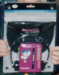 Sonic theme cassete tape portable player MIB