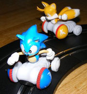 Sonic & Tails on the track toy
