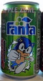 Fanta Apple Zone Sonic Soda