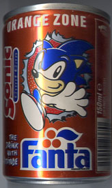 Mini Sonic Fanta Can