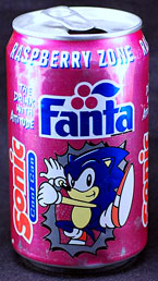 Raspberry Zone Sonic Fanta Can