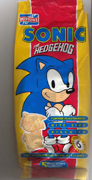 Sonic shapes cookies UK
