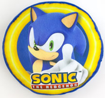 Round Fleecy Sonic Accent Pillow Cushion