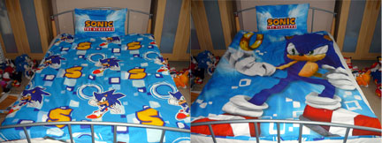 2 Sides of Sonic Bedspread