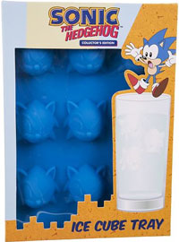 Sonic face theme silicone ice tray