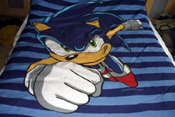 Reversable Blanket Sonic Side