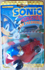 Sonic Red Race Car Air Freshner MIP