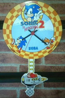 Sonic 2 Cardboard UK Wall Clock