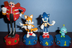 PVC Chess Pieces Sonic Character Figures