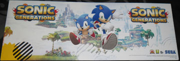 Sonic Generations Shelf Card Ad
