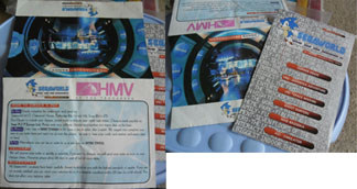 HMV Segaworld Catalog F ront Back