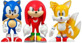 PLAY Classic Sonic Tails Knuckls Vinyl Figures