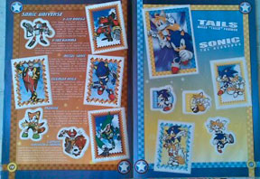Sticker Robot & Sonic Tails Pages