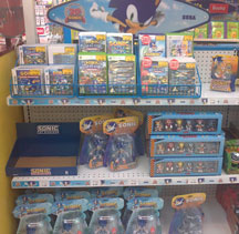 Toys R Us Sonic Merchandise Display