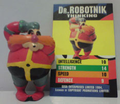 Dr Robotnik Thinking Figure & Conflict Card