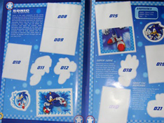 Sticker book Sonic focus page