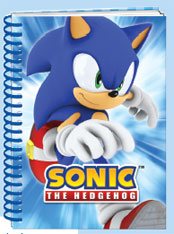 Large Spiral Sonic Notebook
