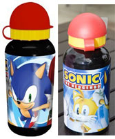 Sonic Tails Knuckles Drink Bottle