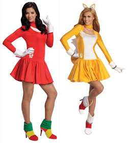 Lady Tails & Lady Knuckles Costumes