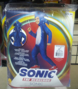 Movie Bad Sonic Costume #Notmysonic
