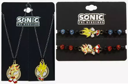 Super Sonic Super Shadow Best Friends Jewelry